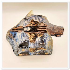 💥 Mystic Reflections - The Spirit Within - Wolf Shaped. W/ COA 1471A 💥